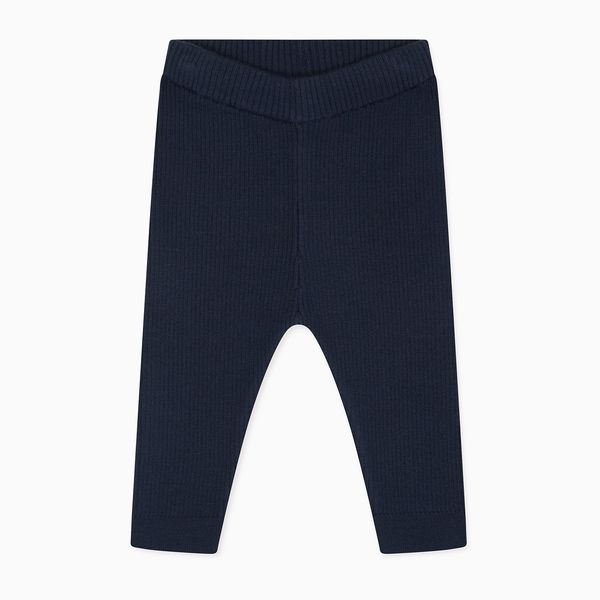Knitted Leggings - Navy