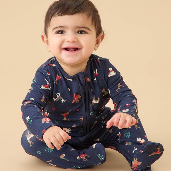 Winter Wonderland Clever Zip Sleepsuit