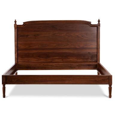 Lovely Louis Bed in Walnut Wood
