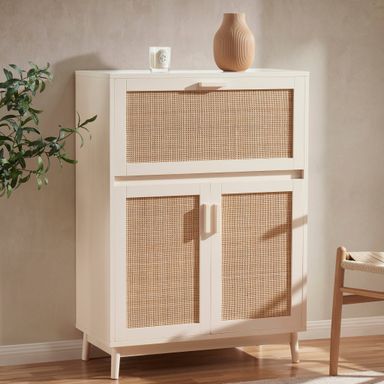 Isla Hideaway Desk - Cream