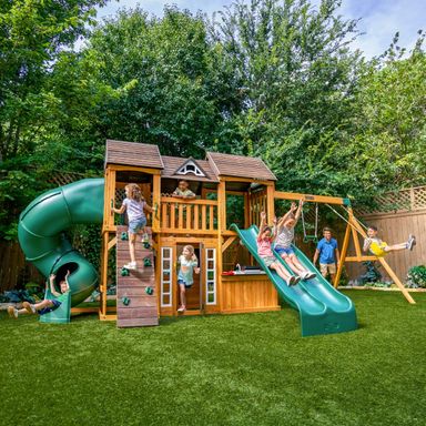 Adventure Bend Swing Set - Installation Available