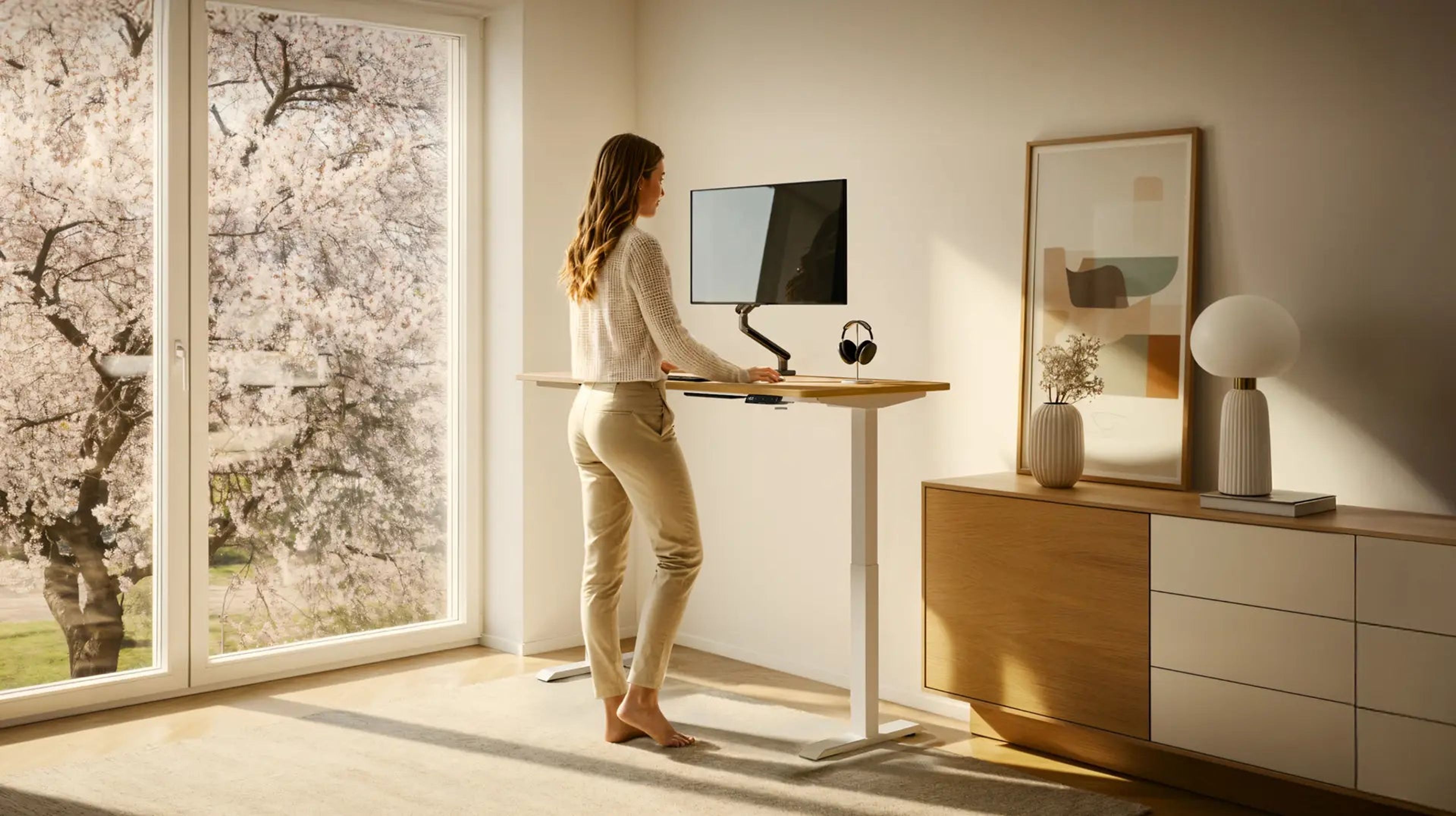 HomeOne Standing Desk: Ergonomic Adjustable Height UK