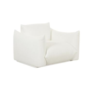 Saint Tropez Pearl Performance Fabric Stuffed Armchair