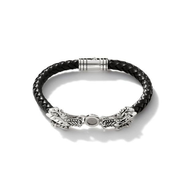 Legends Naga Leather Frequency Bracelet|BB60303BL