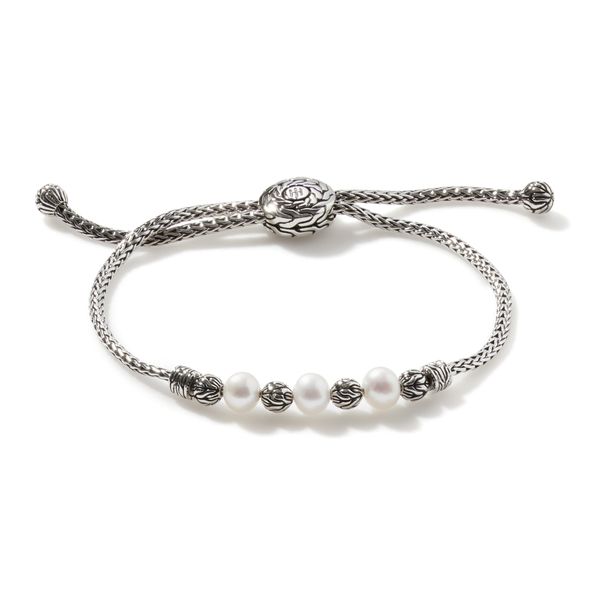 Pearl Slider Bracelet, Sterling Silver|BB900008