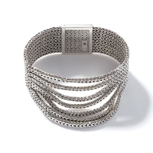 Rata Chain Multi Row Bracelet, Silver|BB9004899