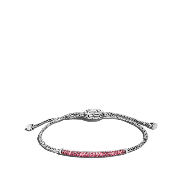 Classic Chain Pull Through Pavé Station Bracelet|BBS901194AFRB