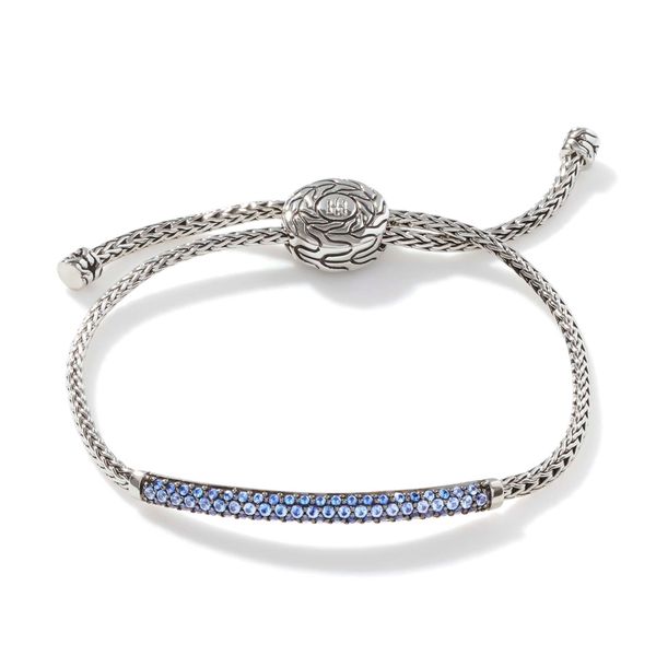 Icon Slider Bracelet, Sterling Silver, Pavé|BBS901194BSP