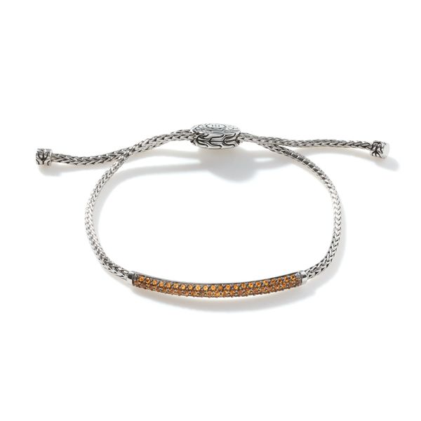 Classic Chain Pull Through Pavé Station Bracelet|BBS901194CI