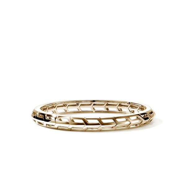Icon 50 Hinged Bangle, Gold|BGG98754