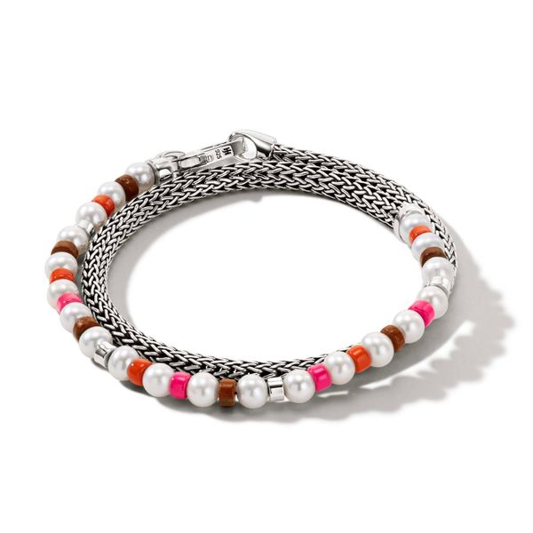 Colorblock Wrap, Silver, Pearl|BUS9011061PKORRJ