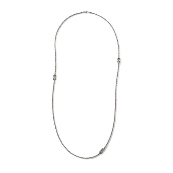 Love Knot Necklace, Sterling Silver, 2.5MM|NB901059