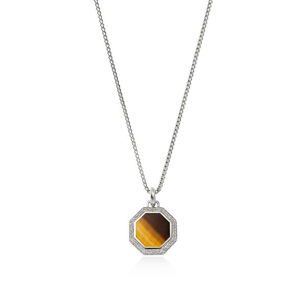 Tag Necklace, Silver, Diamonds|NMS9011511TEDI