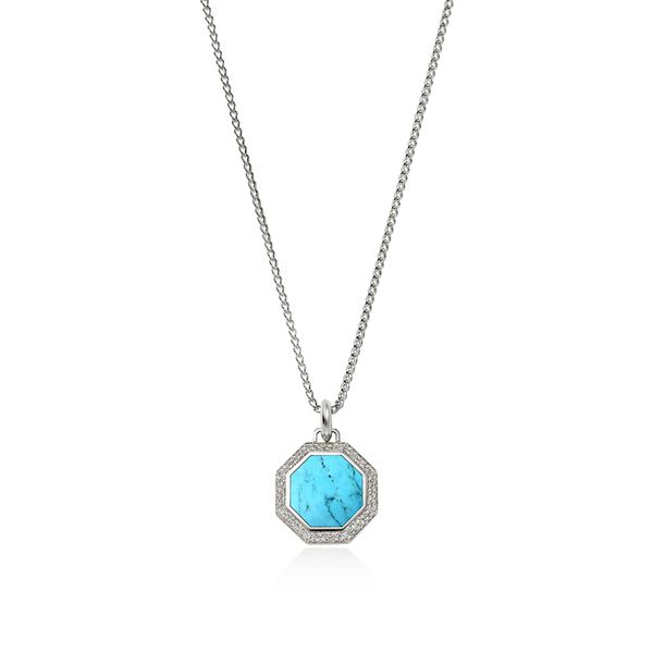 Tag Necklace, Silver, Diamonds|NMS9011511TQDI