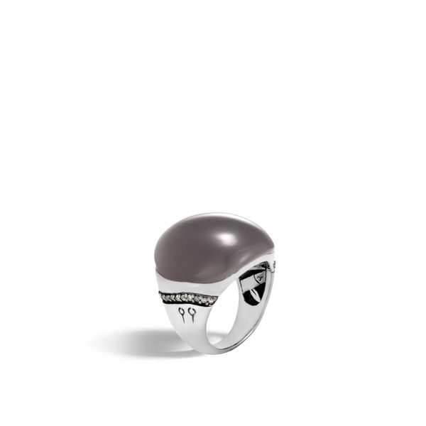 Bamboo Ring with Grey Moonstone and Diamonds|RBS59721GMOGDI