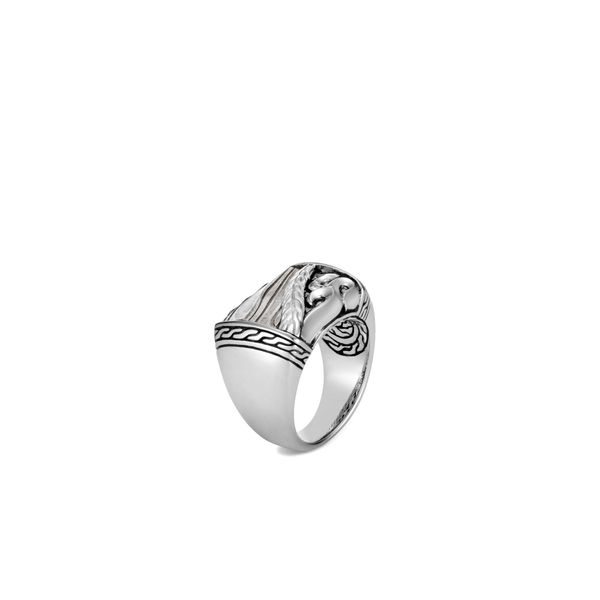 Classic Chain Keris Dagger Signet Ring|RM90469STL