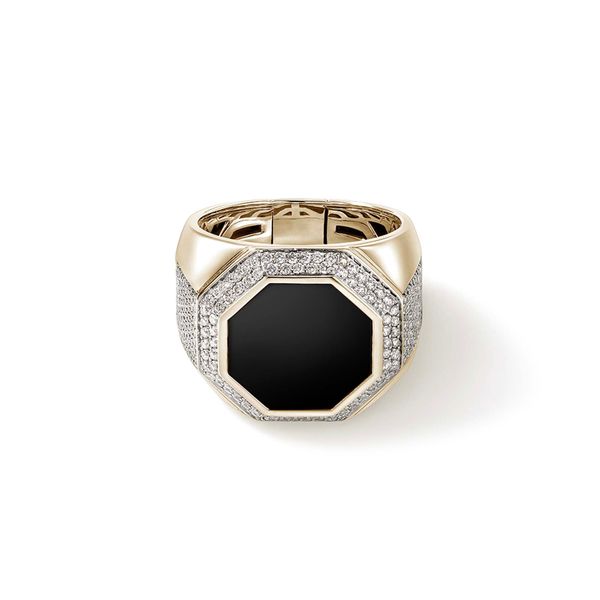 Signet Ring, Gold, Diamonds|RMGGS9011521BONDI
