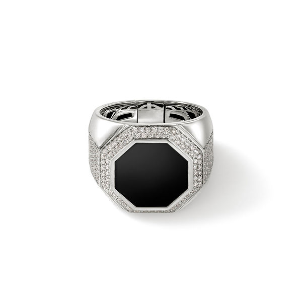 Signet Ring, Silver, Diamonds|RMS9011521BONDI
