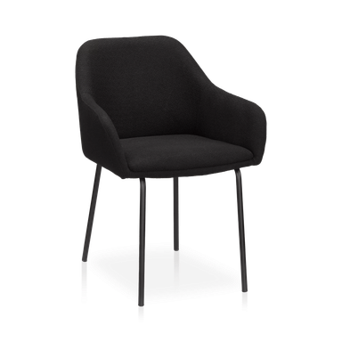 Fabric and Metal Dining Chair