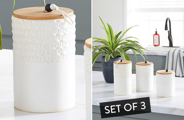 Pantry Storage Containers, Set of 3