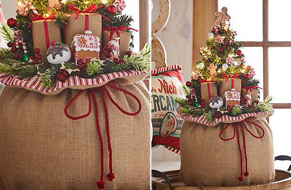 Light Up Santa's Gift Bag