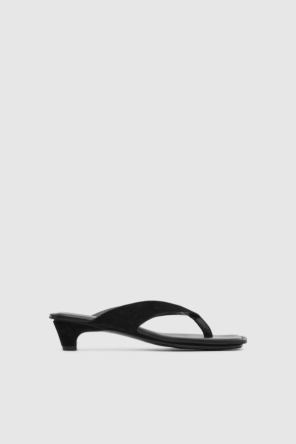 PRE-ORDER: Suede Opanka Heel - Black