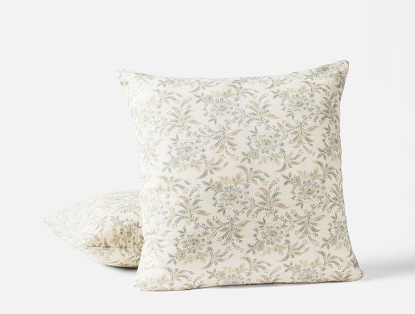 Marguerite Organic Print Decorative Pillow Cover