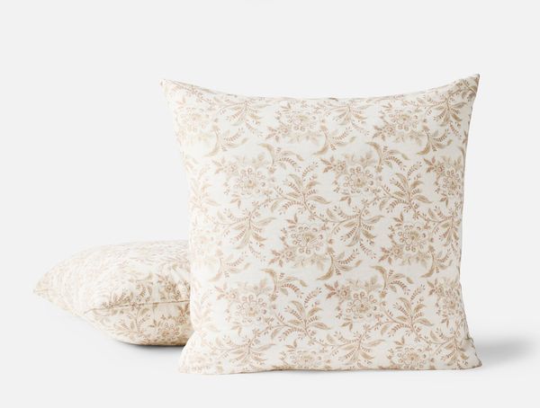 Marguerite Organic Print Decorative Pillow Cover