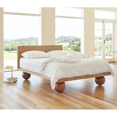 SOLID WOOD ORBITAL FRAME BED | HLMPGH01