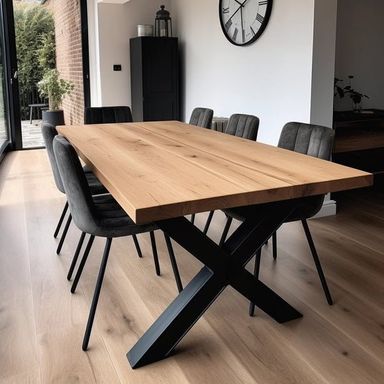 Solid Oak Dining Table