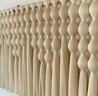 Handmade Macrame Modern Decor Wall Hanging , Caralarga Mexican Modern Wall Hanging , Lomas Wall Hanging