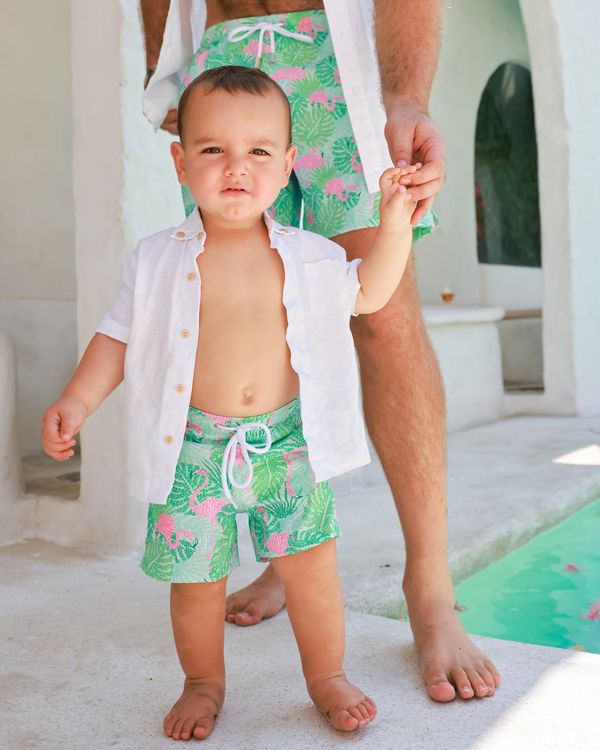 The Sunshine State of Mind - Boys Swim Trunks UPF 50+