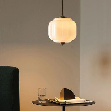 Máni Vintage Cream Glass Eloise Pendant Light