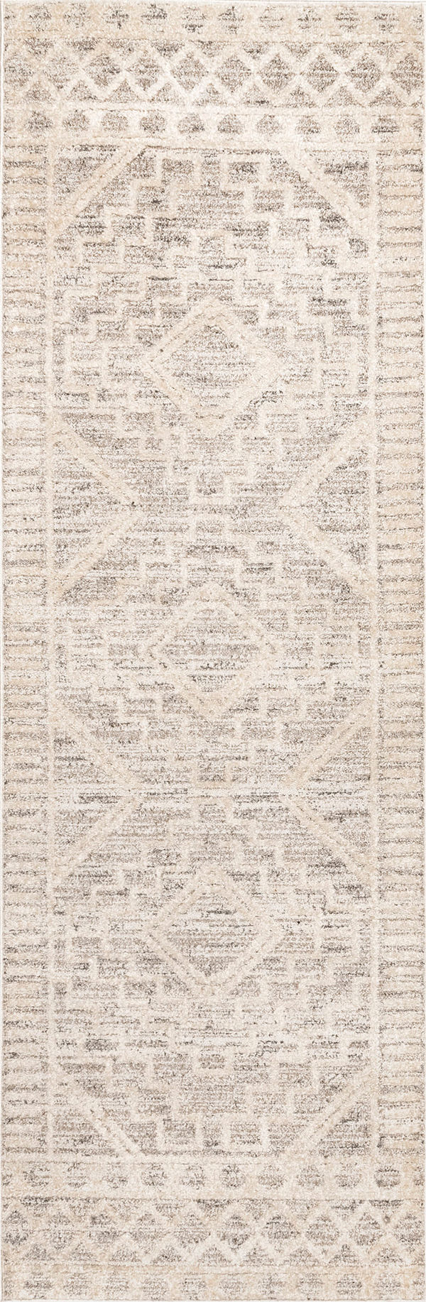 Beige Miranda Moroccan Diamond 2' 8" x 8' rug