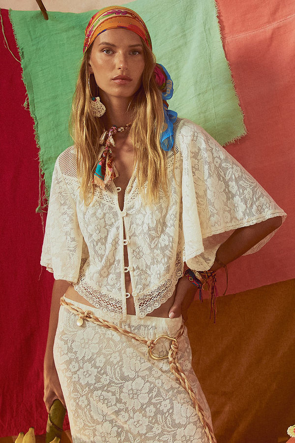 Free Love Lace Crop