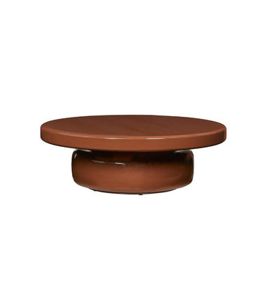 Halo Glossy Coffee Table In Espresso