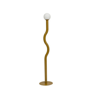 Squiggle Floor Lamp in Golden Olive
