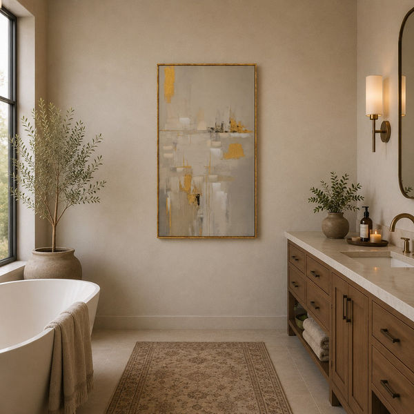 Through The Mist 60x90cm Framed Canvas Style 2