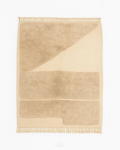 Beige Beni Ourain Rug