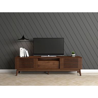 LV41 TV Cabinet, Columbian Walnut, 1.8m