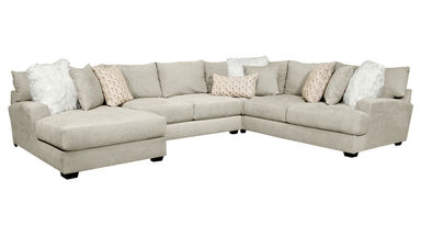 Sensation Cream Left Arm Facing Chaise Sectional