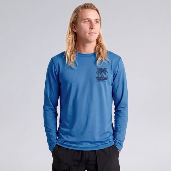 Jax Beach UV Long Sleeve | Blue Jewel