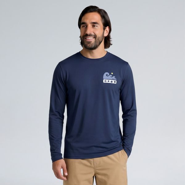 Jax Beach UV Long Sleeve | Black Iris