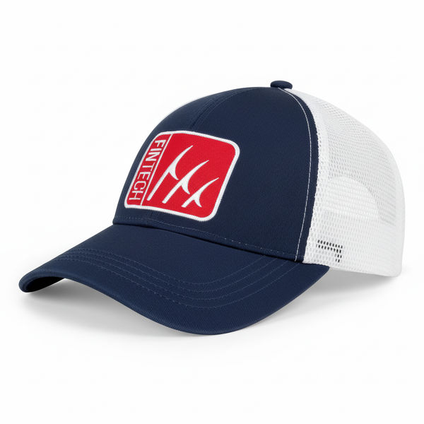 Fintech Snapback | Dress Blue White