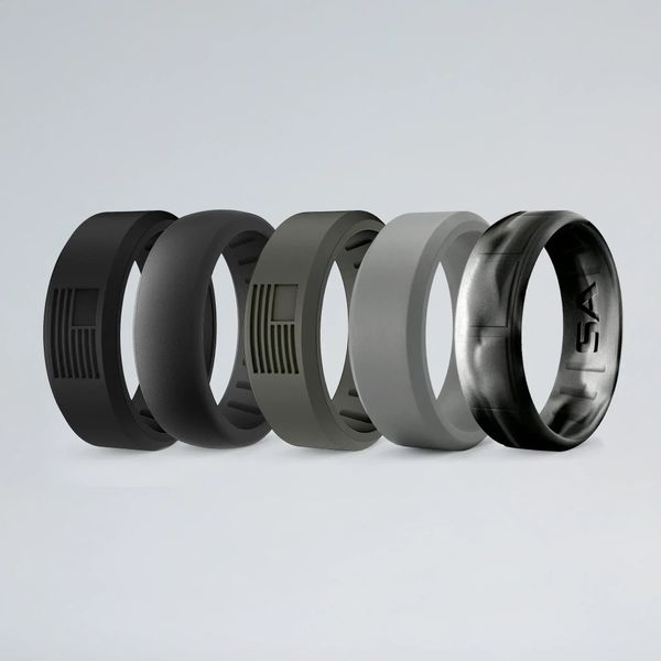 Silicone Ring Bundle of 5