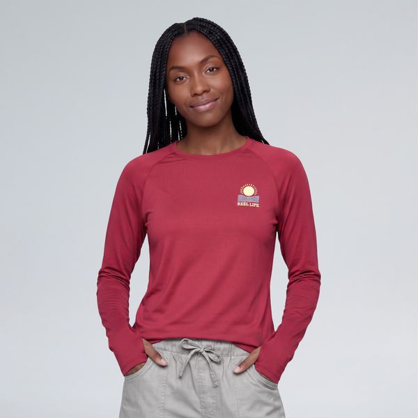 Jax Beach UV Long Sleeve | Raspberry Wine