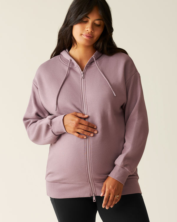 Cloud Fleece Oversized Hoodie | Dusty Mauve