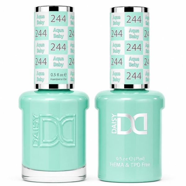 DND - Hema-Free & TPO-Free Gel & Lacquer - Aqua Baby – 244