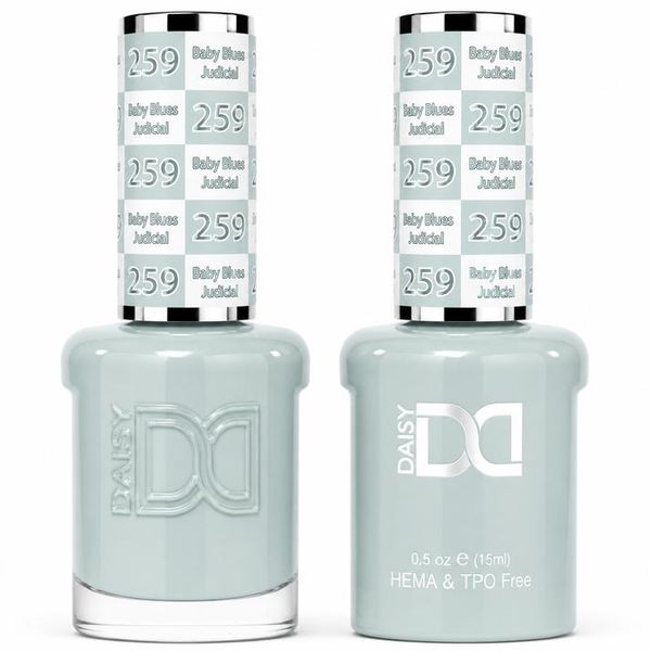 DND - Hema-Free & TPO-Free Gel & Lacquer - Baby Blues Judicial – 259