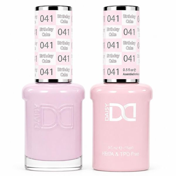 DND - Hema-Free & TPO-Free Gel & Lacquer - Birthday Cake – 041